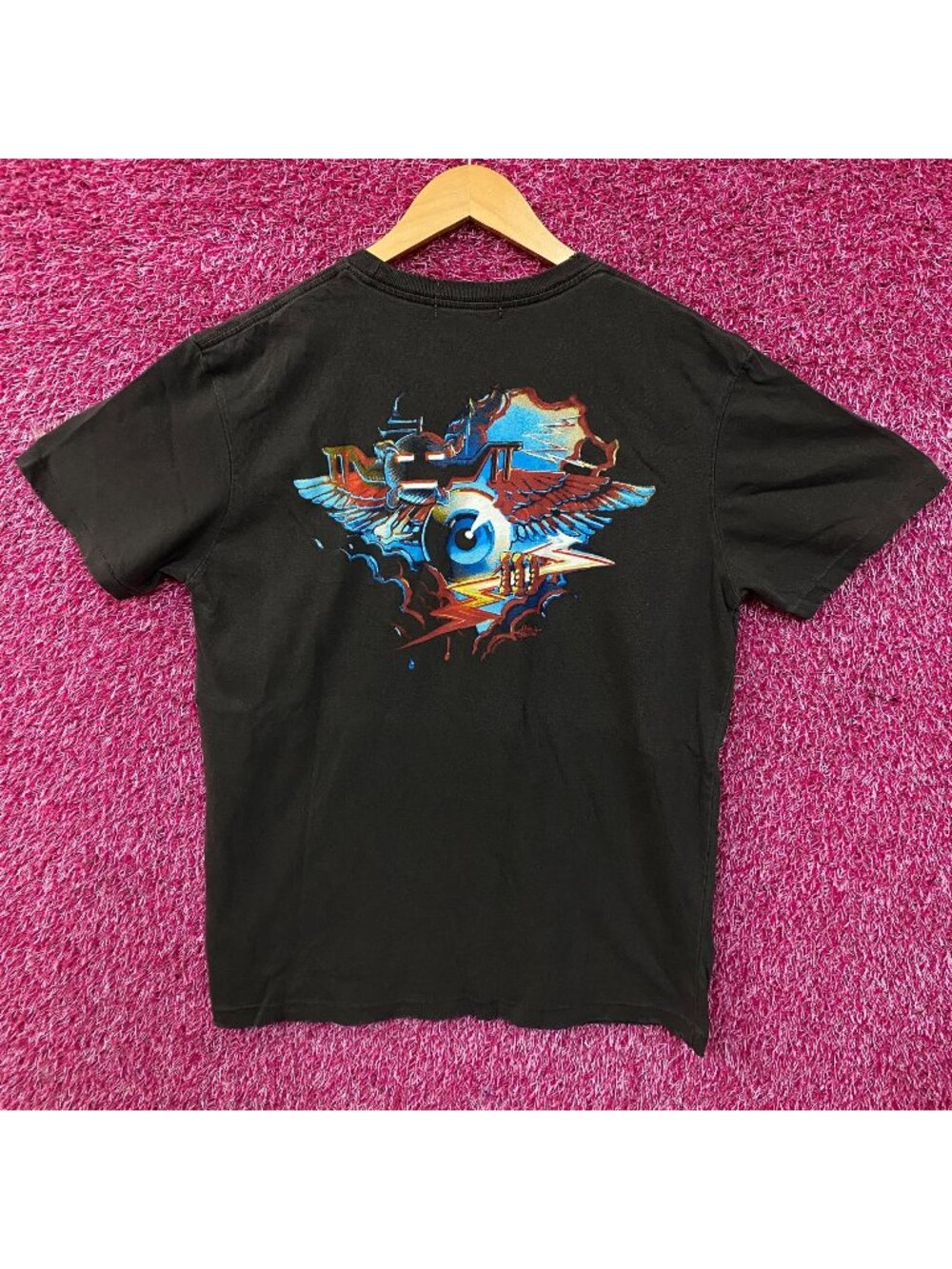 Junk Food Clothing Rick Griffin Flying Eyeball Vintage Tee Medium